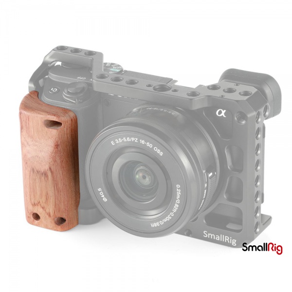 SmallRig Wooden Handle Handgrip for Sony A6400 Cage APS2318 2318