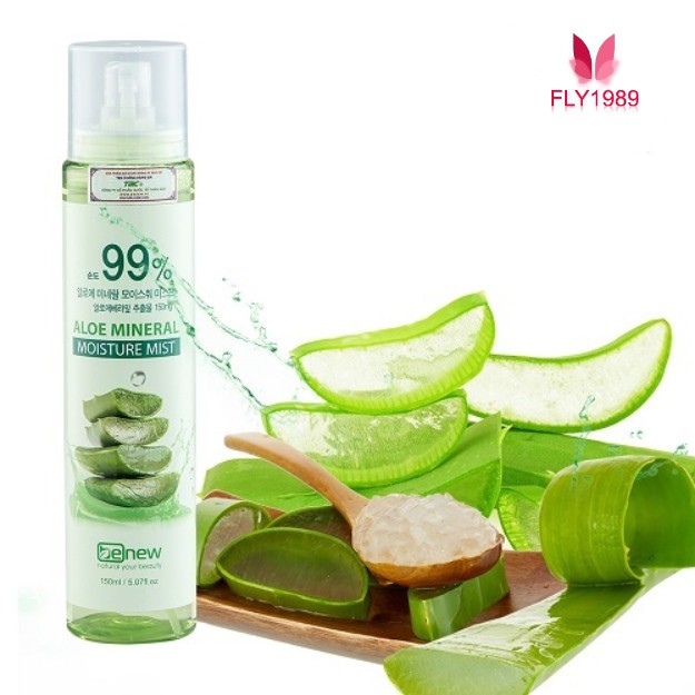 Xịt Khoáng Dưỡng Ẩm Chống Khô Da Lô Hội - BENEW ALOE MINERAL MOISTURE MIST 150ml