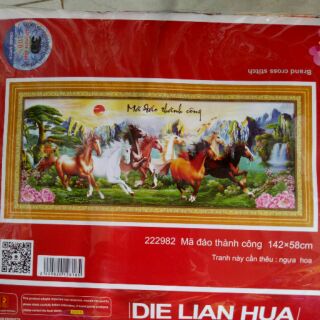 Tranh thêu mã đáo thành công 222982
