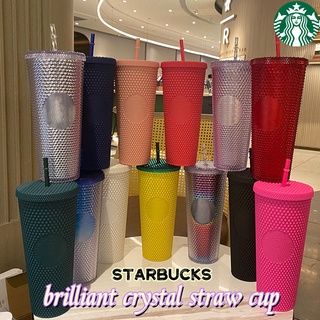 Cốc Uống Cà Phê Starbucks 710ml/24oz Thiết Kế Ống Hút Tiện Dụng