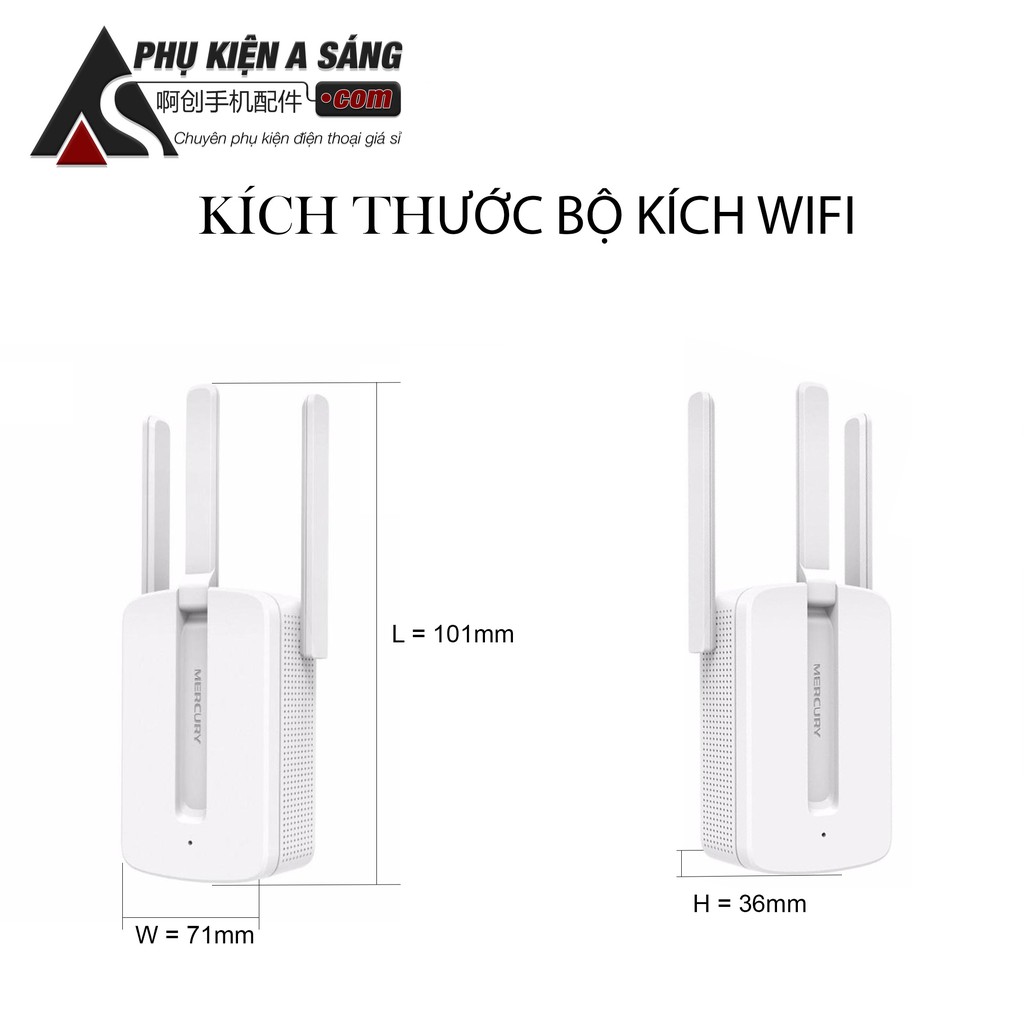 Bộ kích sóng wifi Mercusys MW300re 3 râu cực mạnh cục hút wifi,kích sóng wifi,VDS shop-GIÁ SỈ CHỈ ÁP DỤNG ĐƠN 500K