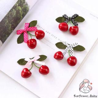 Kẹp Tóc Hình Quả Cherry Dễ Thương Cho Bé Gái