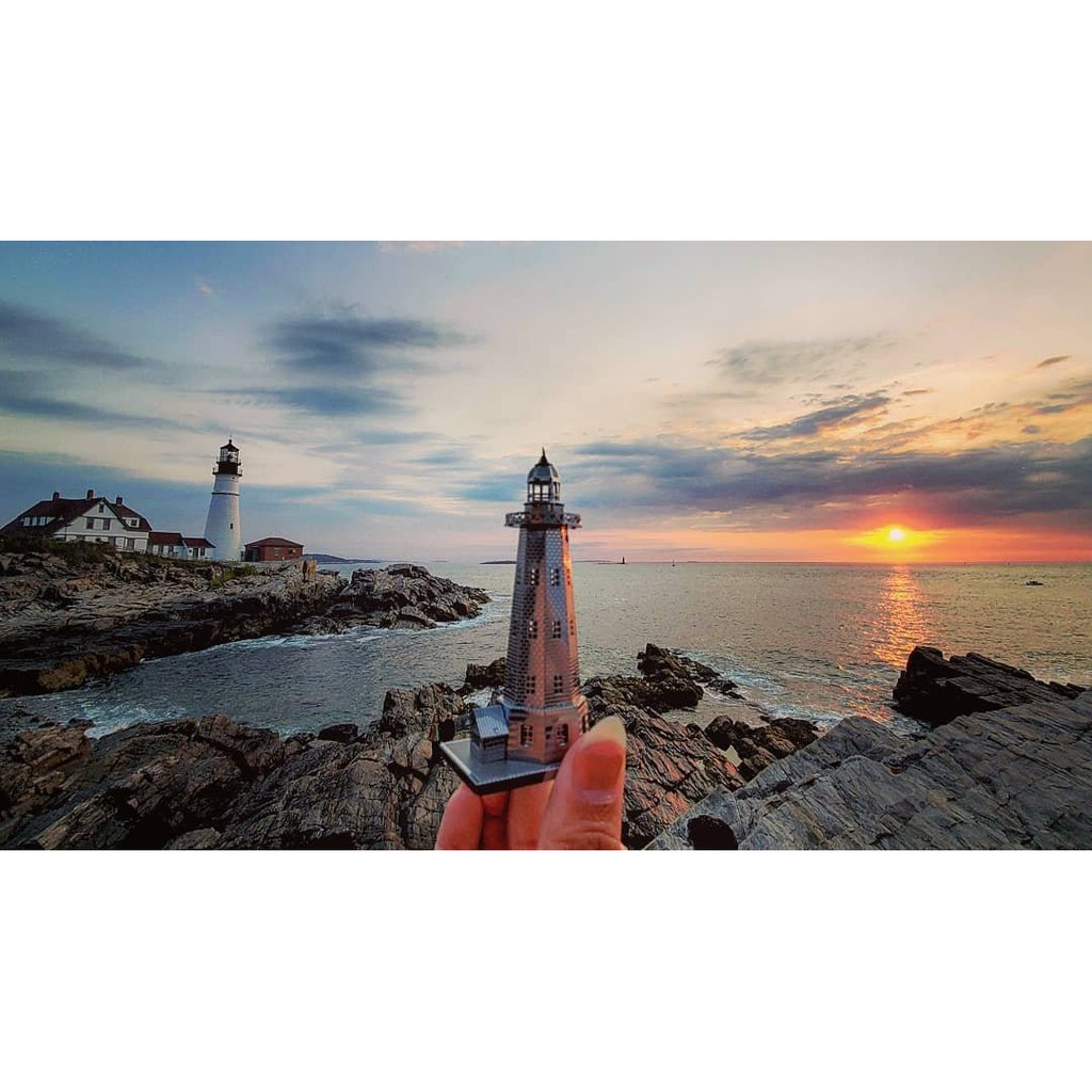 Mô Hình 3D Kim Loại Ngọn Hải Đăng