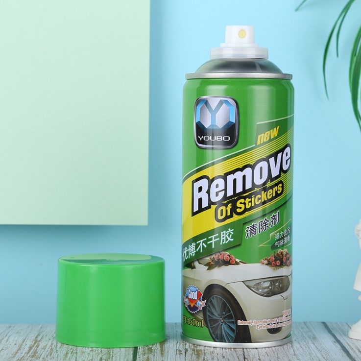 Chai Xịt Tẩy Keo Remove Of Stickers 450ml, tẩy vết băng dính, nhựa đường bám trên ô tô, tẩy đa năng đồ nội thất