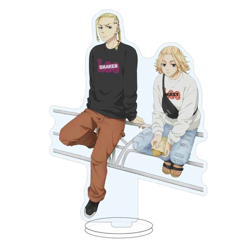 Tmdbyx Mô hình nhân vật Anime Tokyo Revengers có giá đỡ bằng acrylic để bàn trang trí