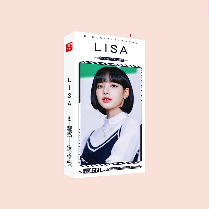 Postcard Lisa Blackpink  Hộp ảnh Lisa Blackpink