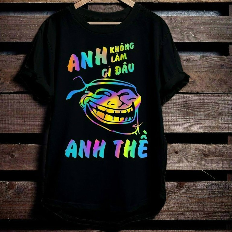 Áo Thun UniSex - Áo In Thun Phản Quang Cổ Tròn Tay Lỡ Form Rộng Cho Cả Nam Và Nữ Siêu Xinh | BigBuy360 - bigbuy360.vn