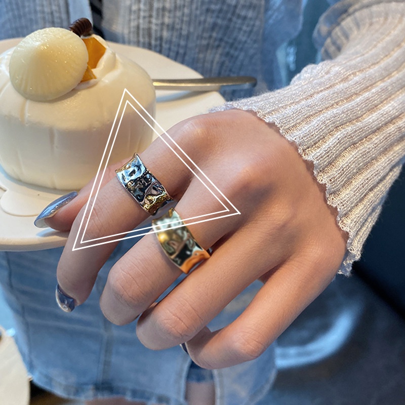Nhẫn đeo tay thiết kế độc đáo phong cách retro thời trang cho nữ