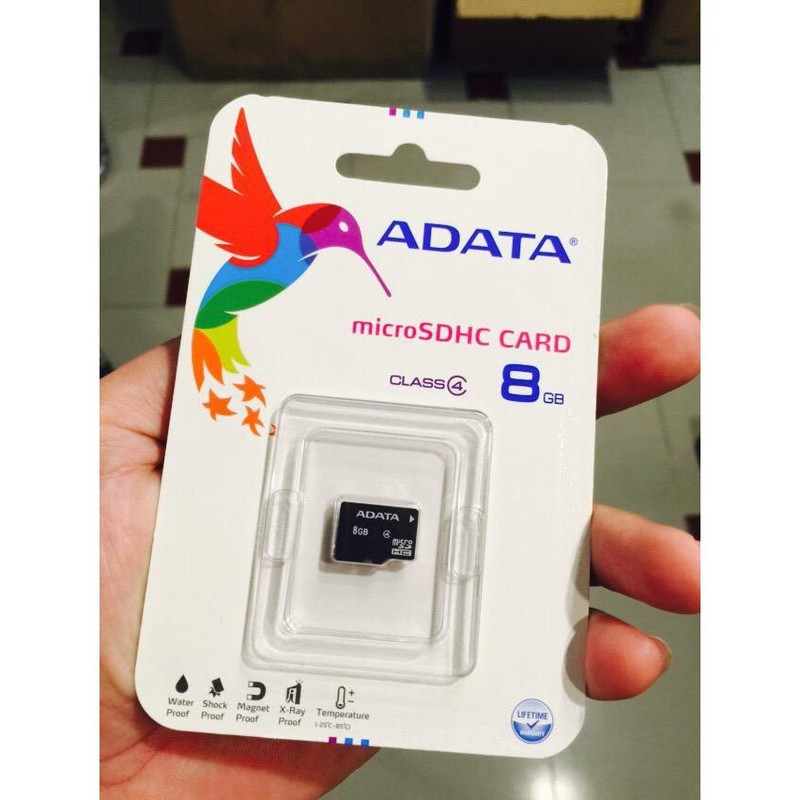 Thẻ nhớ Adata Micro SDHC 8GB Class 4