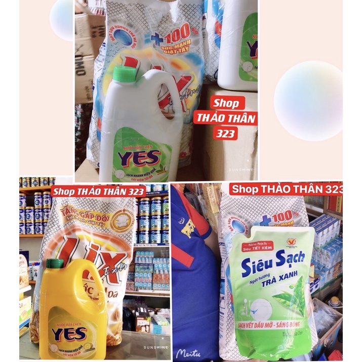 Xà Bông Giặt Lix 5.5Kg Huơng Nước Hoa Tặng Kèm Nước Rửa Chén Lix