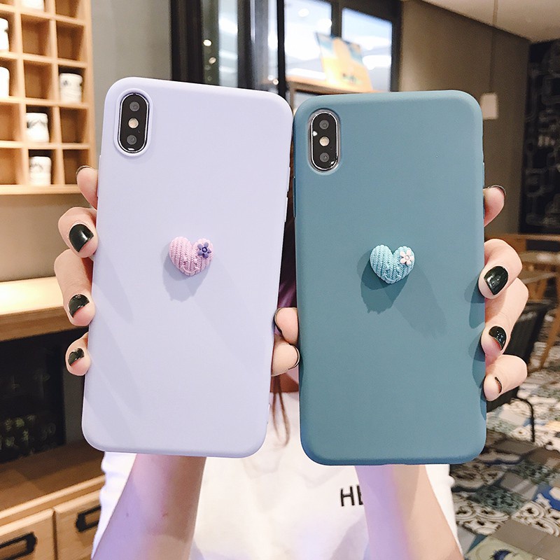 Ốp Điện Thoại Mềm In Trái Tim Cho Samsung Galaxy J4 J6 Plus J8 A6 A8 Plus A7 A9 2018 J7 J5 J2 Prime J4+ J6+ J3 Pro