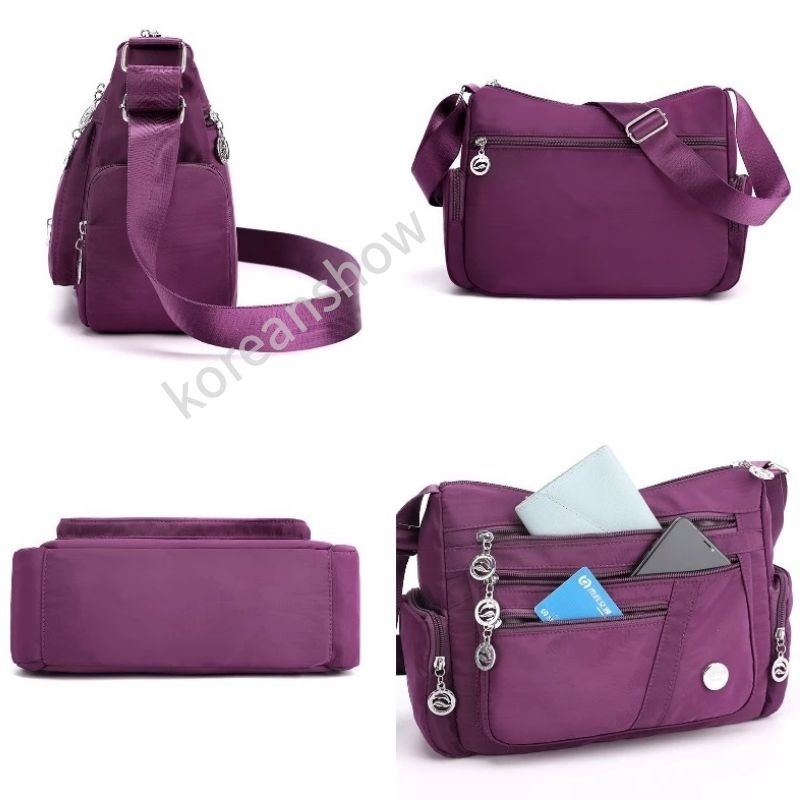 Túi Đeo Chéo Nữ Vải Canvas Chống Nước Thời Trang túi xách nữ-76