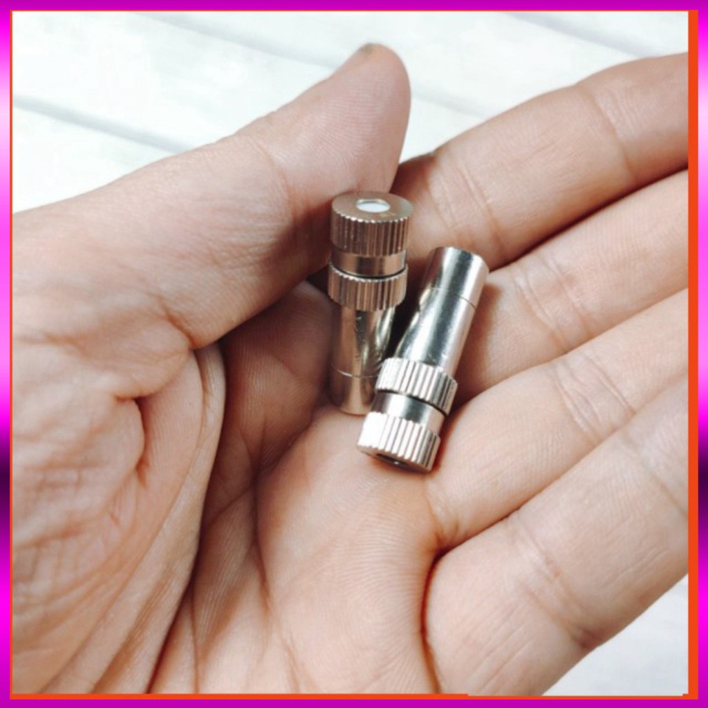 [GIÁ TỐT] 15 Béc phun sương inox chân cắm nhanh 8mm