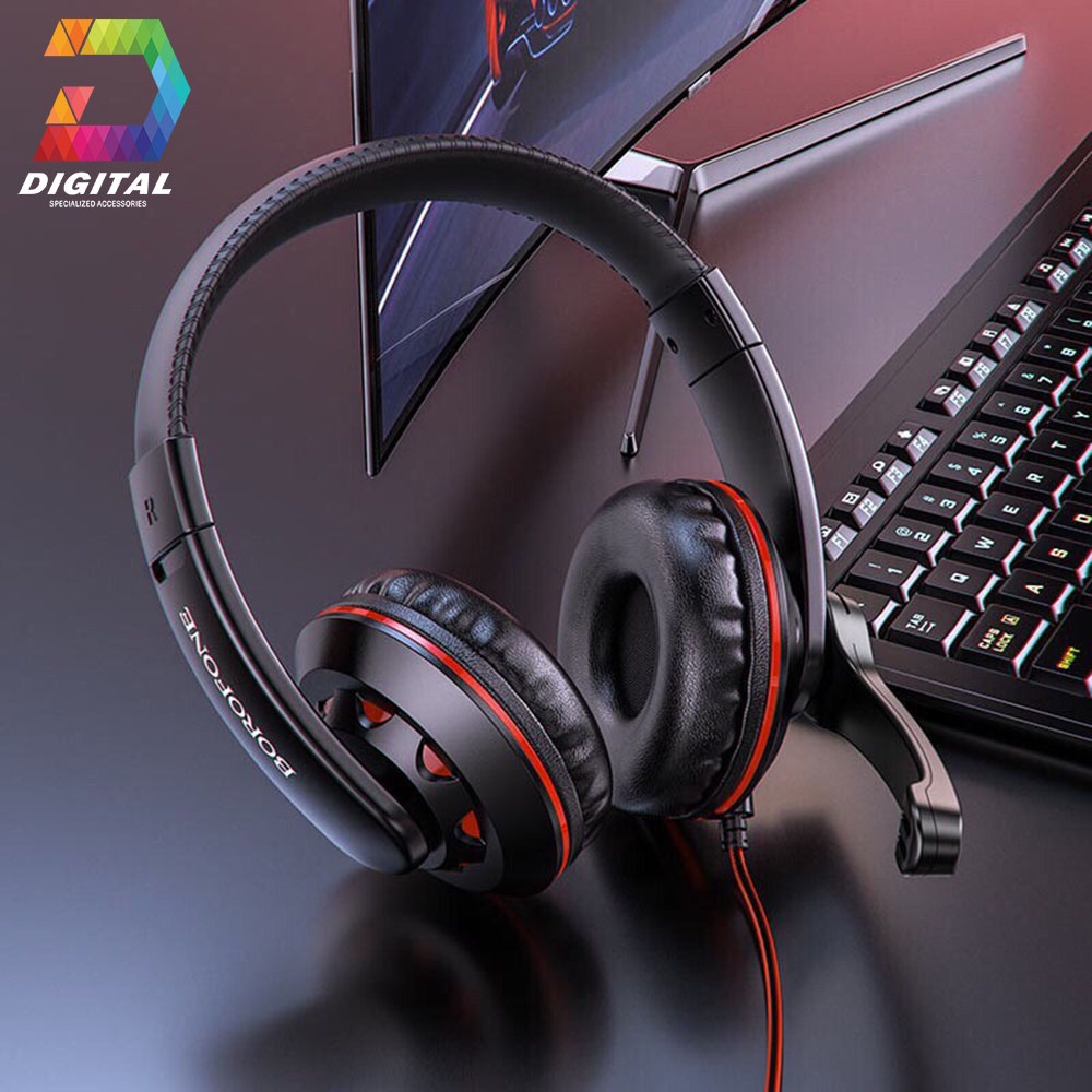 Tai Nghe Chụp Tai Borofone BO102 Chính Hãng Hỗ Trợ Mic Đàm Thoại