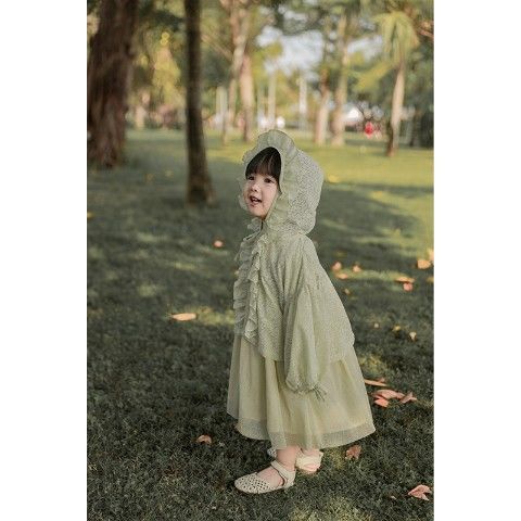 Áo khoác chống nắng tay dài vải mỏng xinh xắn thời trang mùa hè mới 2021 cho trẻ em