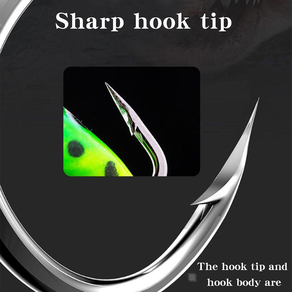 MYRONGVN Set 1 / 5 Mồi Câu Cá Giả Bằng Cao Su Siêu Bền