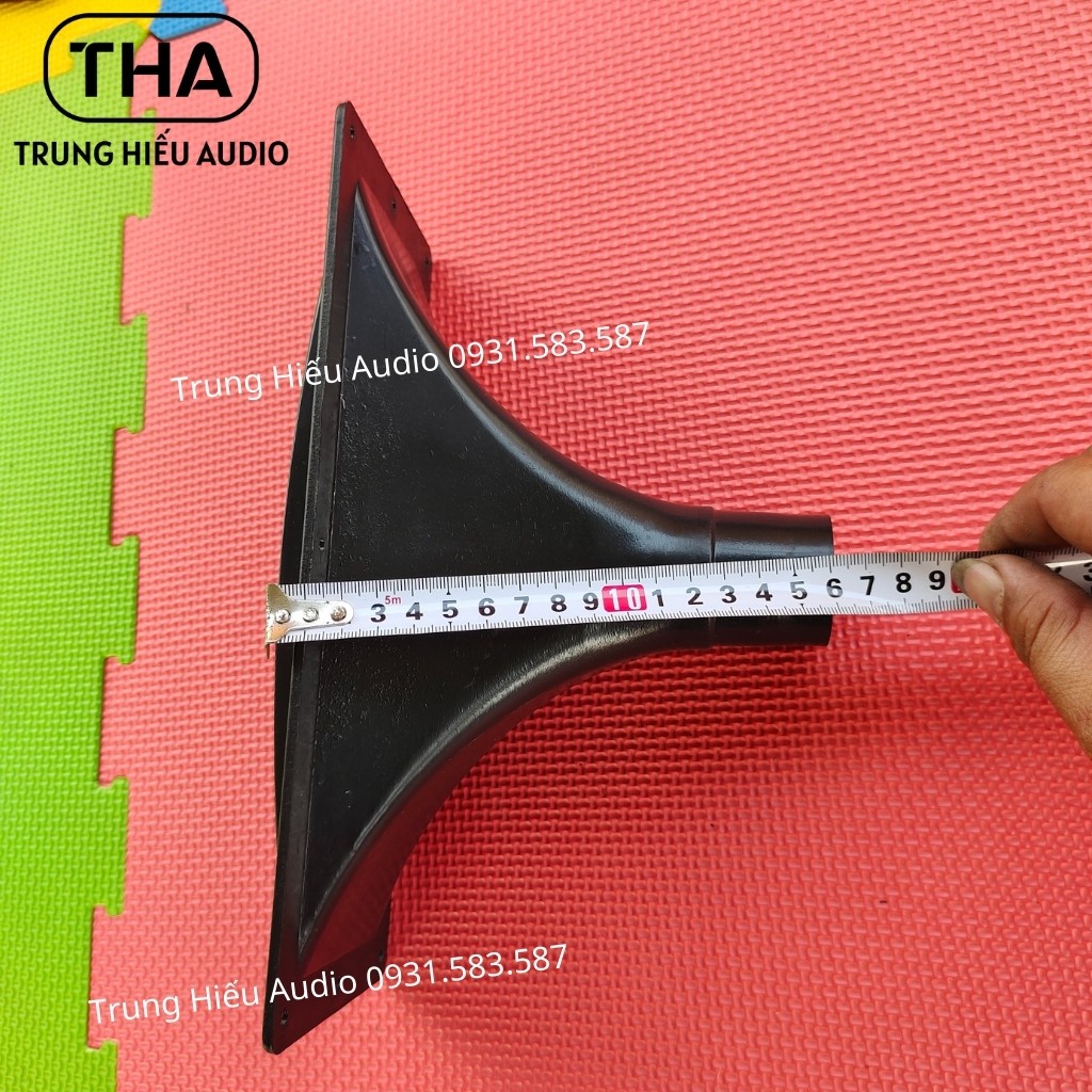 Họng Treble 28x11 cm Ren Xoáy Hàng Nhập TQ, Nhựa ABS, Phểu Treble Kèn cho Loa 250 350 450 Trung Hiếu Audio (Giá 1 Cặp)