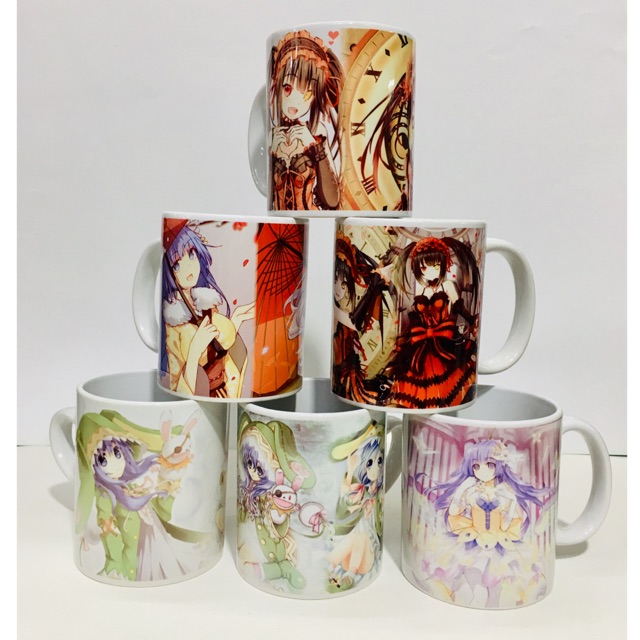Cốc date a live nhiều mẫu/ ly kurumi yoshino date a live