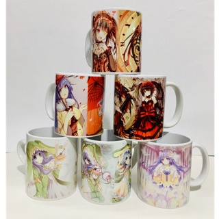 Cốc date a live nhiều mẫu/ ly sứ hình kurumi yoshino date a live