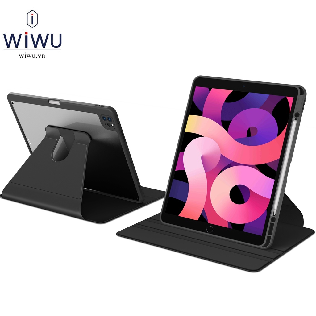 Bao da Wiwu Folio Smart Case Cho IPad 10.9 2022  IPad Pro 11 inch 2020 , M1 , M2 ,  Air 4 ,5 , IPad 9 10.2 Có khe để bút