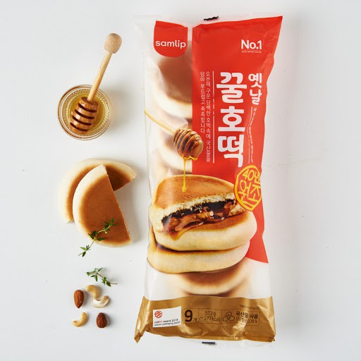 Bánh hotteok nhân mật ong Samlip 400g