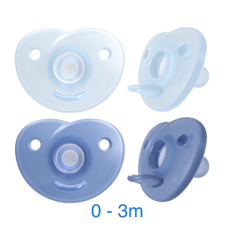 ti giả chỉnh nha chống hô, vẩu event shoothie size cho bé 0-3m