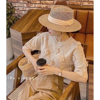 Áo len hoa nổi hàng quảng châu