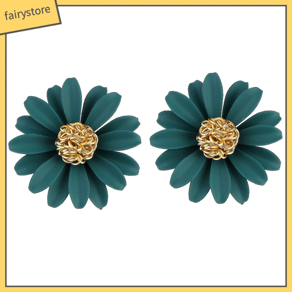 Khuyên tai nữ hình bông hoa thời trang