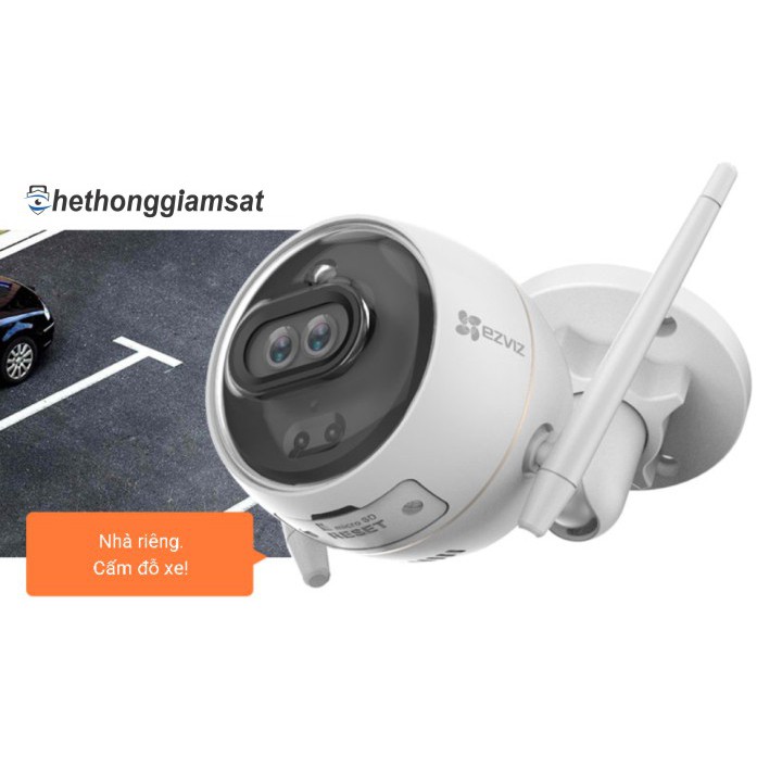 Camera Wifi Ngoài Trời EZVIZ C3X 1080P 2MP - Màu Ban Đêm - Cam Kép, Chính Hãng, Bảo Hành 24 tháng | BigBuy360 - bigbuy360.vn