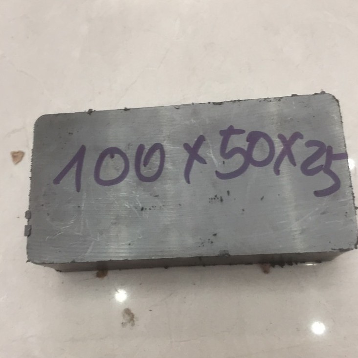 Nam Châm Ferit 100*50*25mm - Nam Châm Mạnh