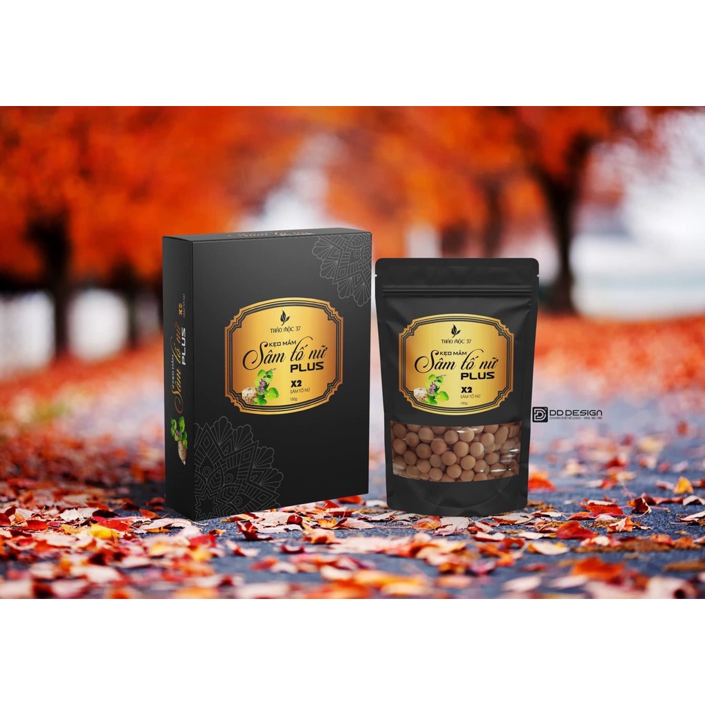 Kẹo Mầm Sâm Tố Nữ Plus X2 Thảo Mộc 37 Chính Hãng Date 2025 + Thẻ Bảo Hành
