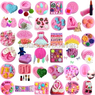 Khuôn Silicone Nhấn Bánh & Socola Hình 3D