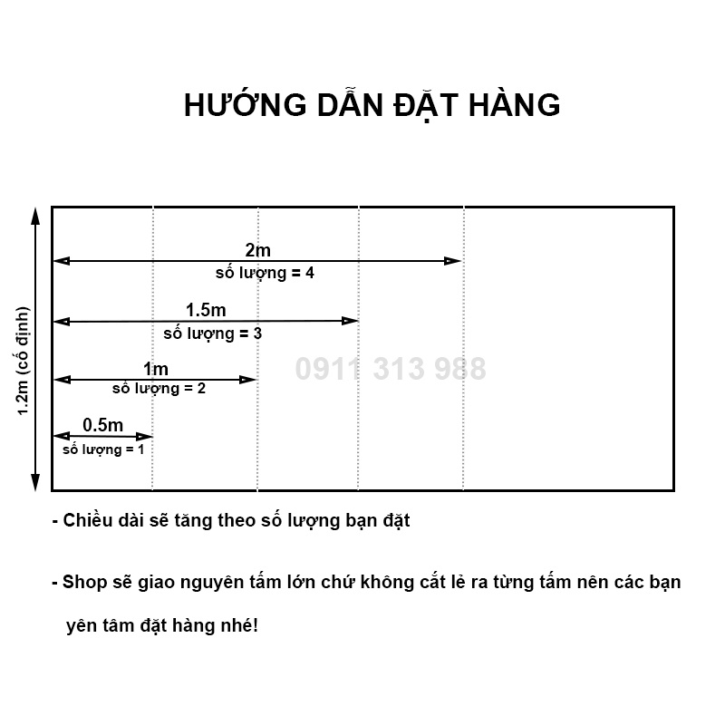 Decal màu trơn khổ lớn 1.2m