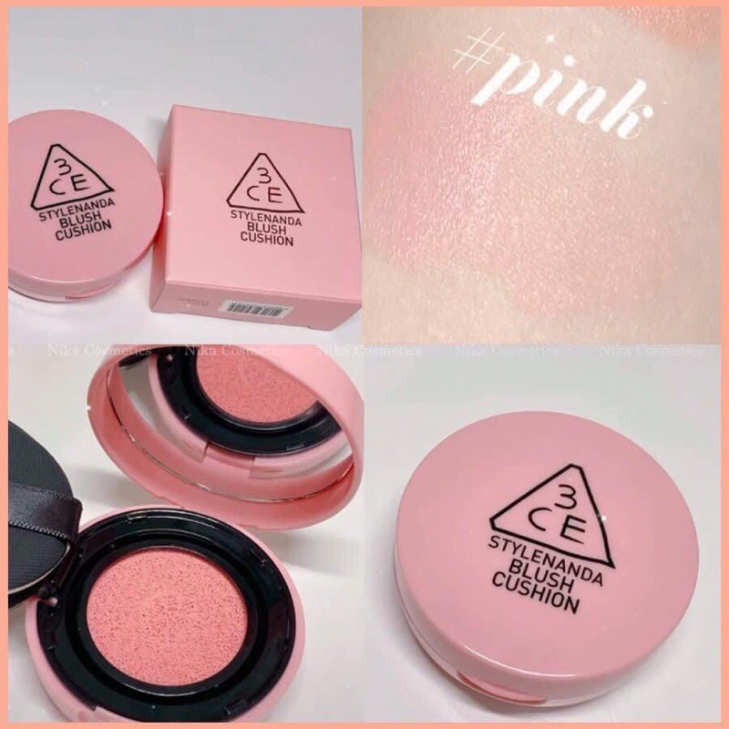 Má Hồng Kem 3.CE Blush Cushion Tự Nhiên