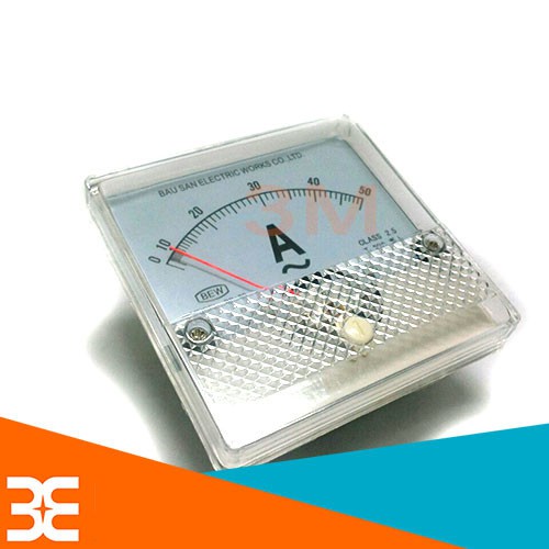 Đồng Hồ Ampe Kế Xoay Chiều BEW 8x8x3.5Cm Độ Chính Xác Cao