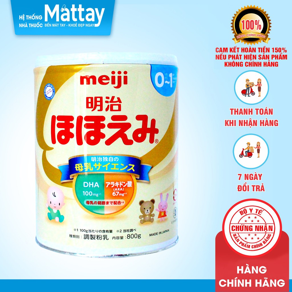 Sữa Meiji số 0 nội địa Nhật ( 800gr)
