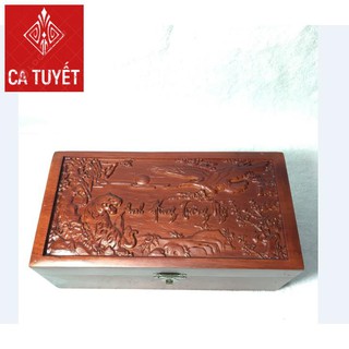 [FREESHIP - RẺ NHẤT] HỘP ĐỰNG TRANG SỨC, HỘP ĐỰNG CON DẤU ANH HÙNG TƯƠNG NGỘ gỗ hương chuẩn 100% - LOẠI TO (ẢNH THẬT)