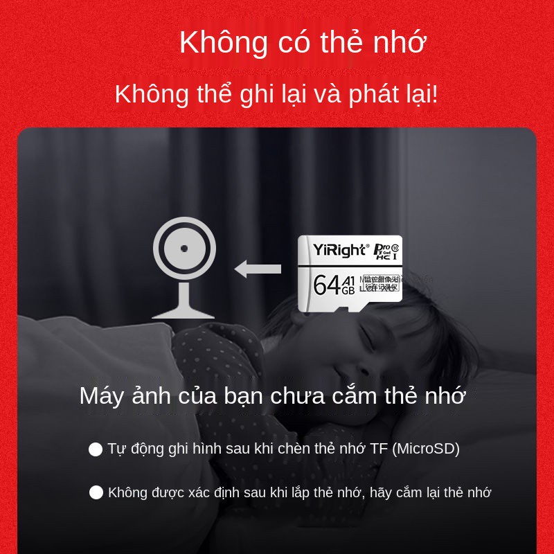 Thẻ nhớ đầu camera PTZ 2K tốc độ cao Thẻ nhớ SD 32G Camera giám sát đa năng 64G Thẻ nhớ TF | BigBuy360 - bigbuy360.vn