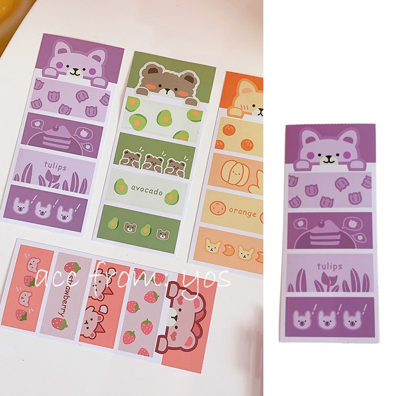 Set hình dán hình thú xinh xắn