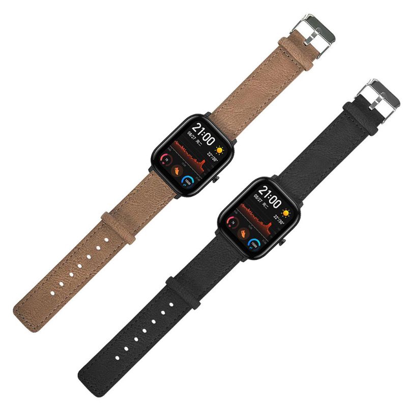 Dây đeo bằng da thật cho đồng hồ thông minh Huami Amazfit gts | BigBuy360 - bigbuy360.vn