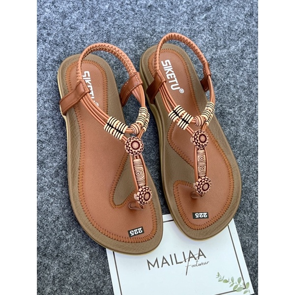 Sandal xỏ ngón MAILIAA quai thổ cẩm