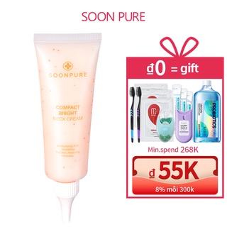 Kem dưỡng trắng da cổ SOON PURE làm mờ nếp nhăn và cân bằng độ ẩm 80g