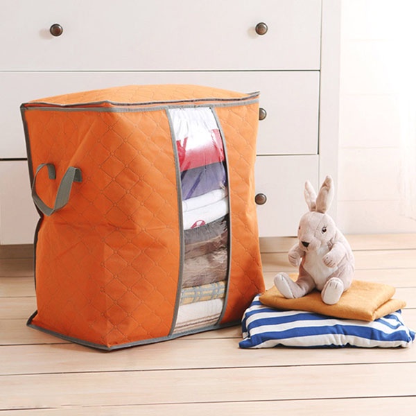 Túi Vải Đựng Quần Áo Chăn Màn Mền BIG SIZE 60Cm Loại 1 - Túi Đựng Đồ Cỡ Lớn Dáng Ngang Đa Năng ( 36*42*60 )