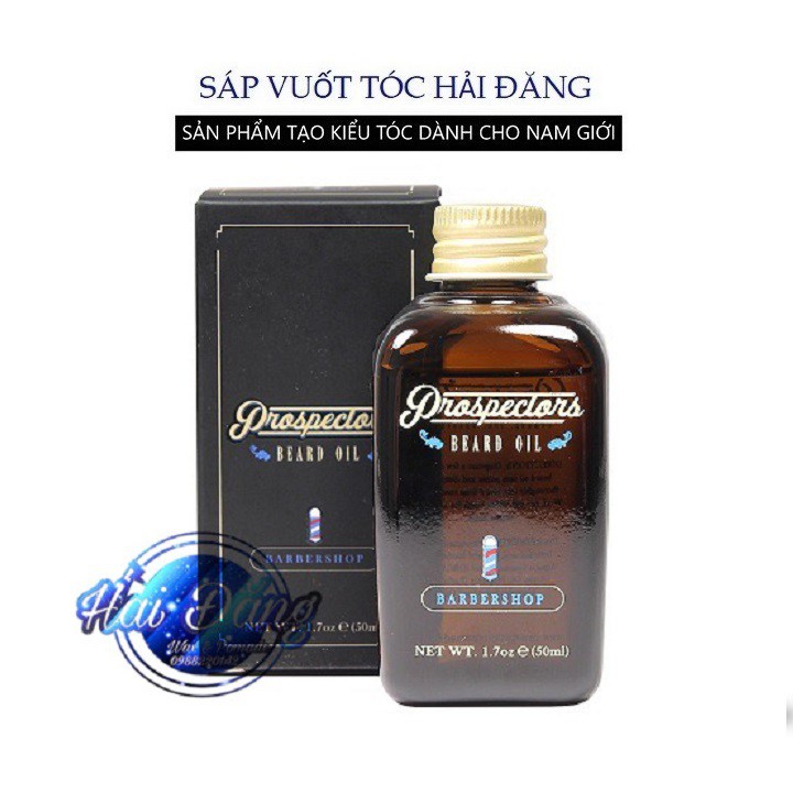 [ Chính Hãng USA ] Tinh dầu dưỡng râu Prospectors Barbershop Beard Oil