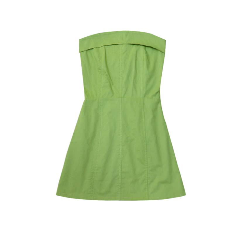 Váy ngắn quây xanh khoe eo Rose