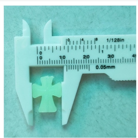 2/5/10 thánh giá nhựa dạ quang phát sáng trong đêm làm vòng tay handmade