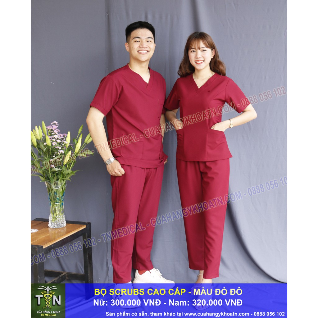 Bộ Scrubs Bác Sĩ Vải Cao Cấp - Thương hiệu TN Medical