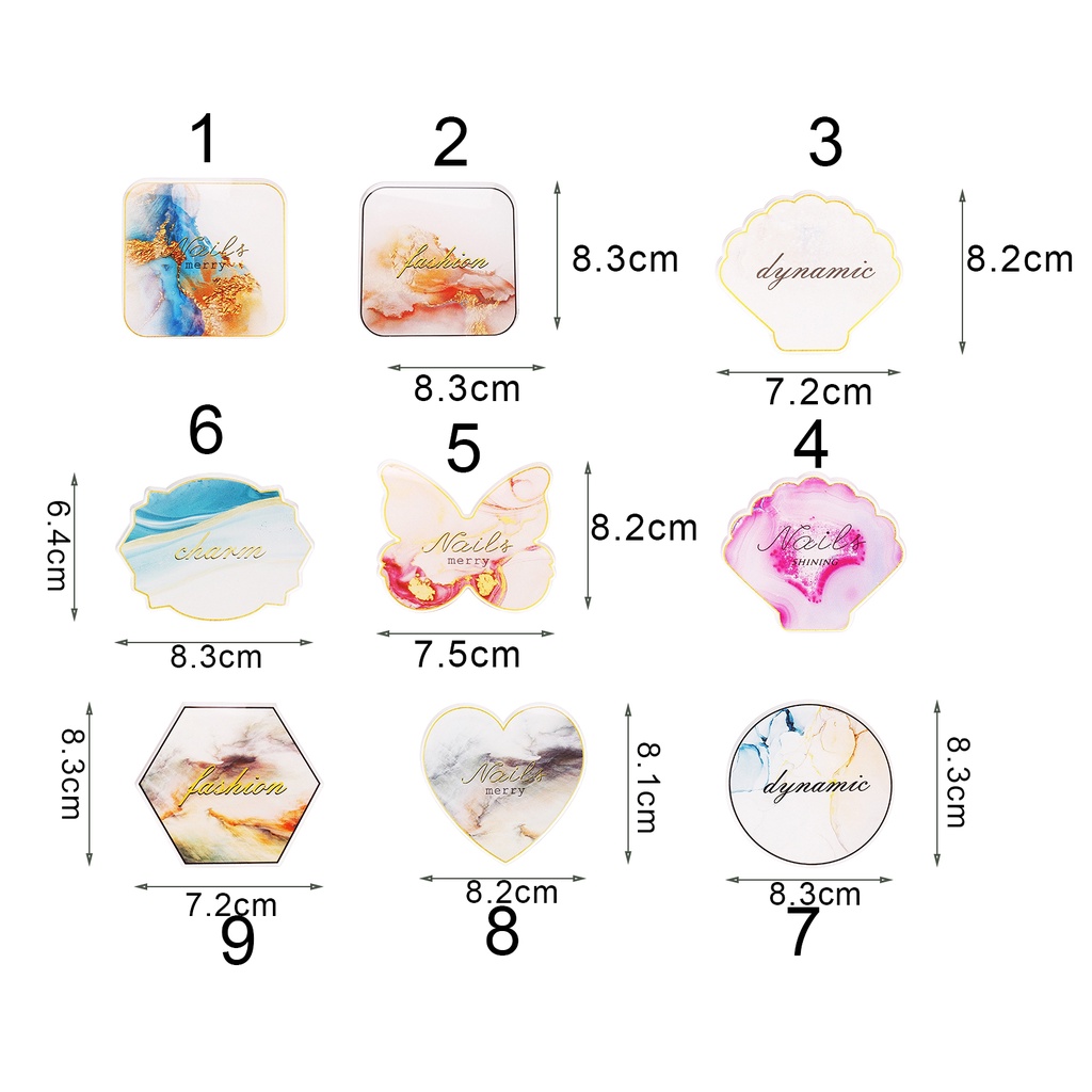 Khay Đựng Màu Sơn Móng Tay Bằng Acrylic Tự Nhiên Đa Năng Tiện Dụng