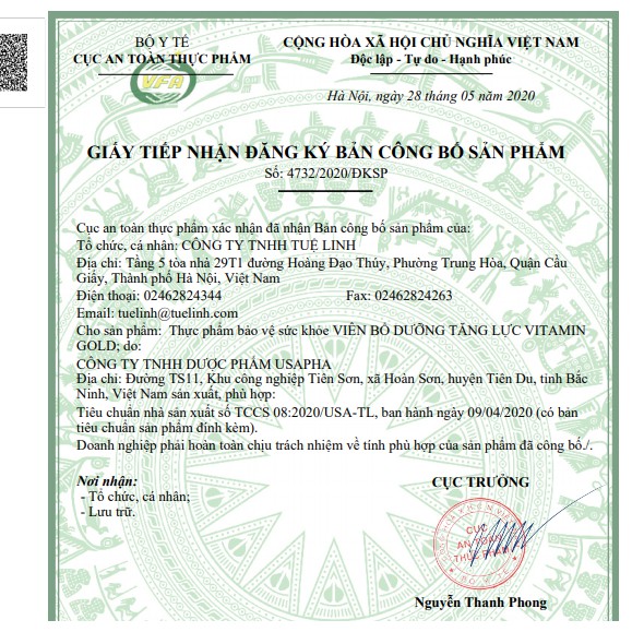 viên tăng lực bổ dưỡng vitamin gold tuệ linh | BigBuy360 - bigbuy360.vn