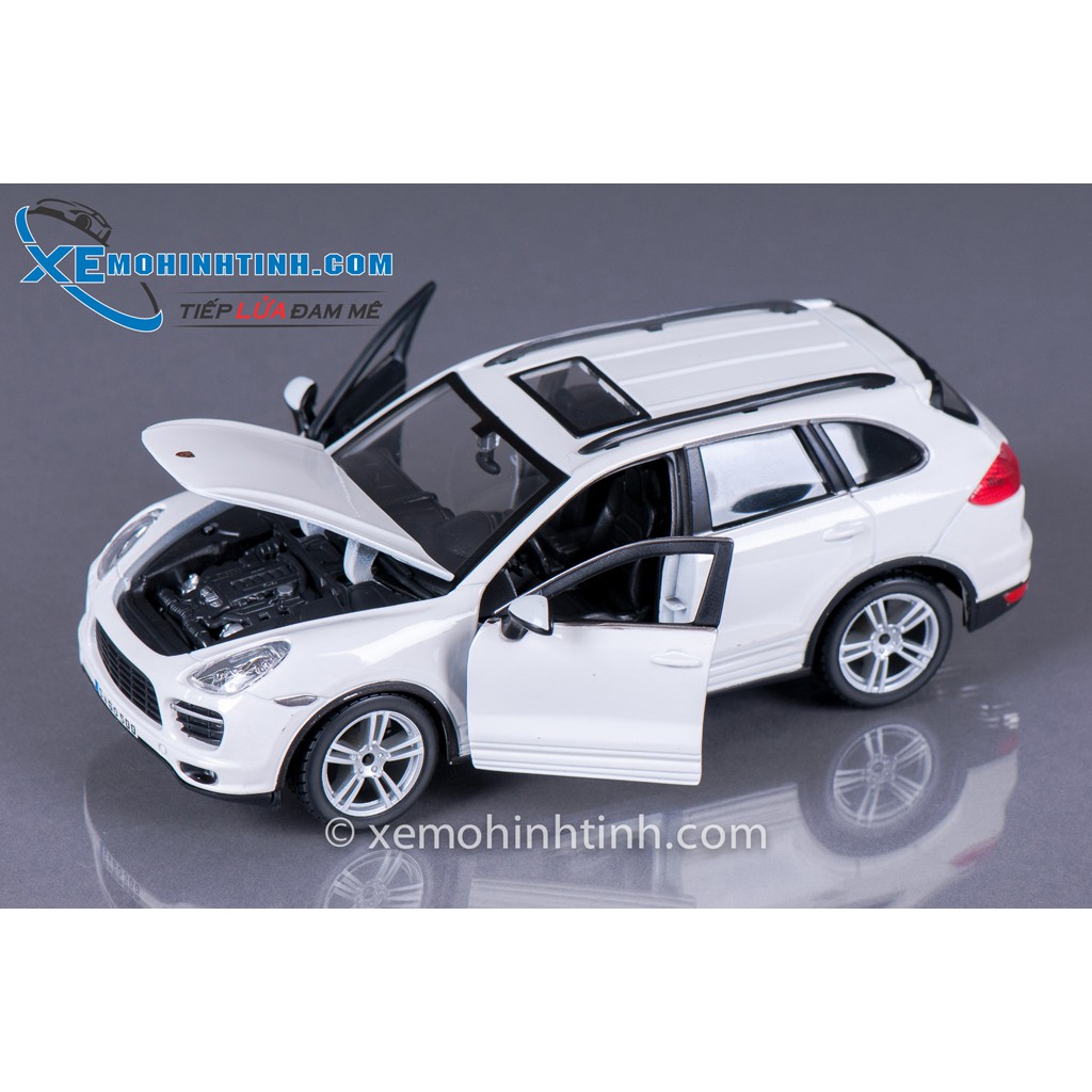 Xe Mô Hình Porsche Turbo 1:24 Bburago (Trắng)